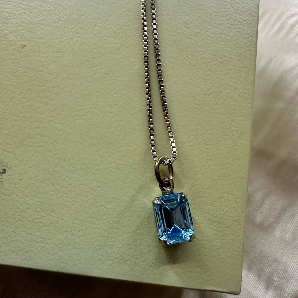 Topaz Pendant Necklace